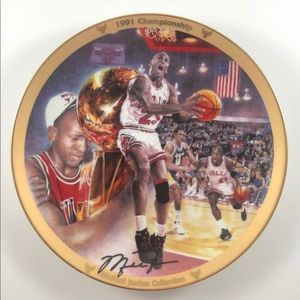 Michael Jordan Bulls 1991 Championship Plate